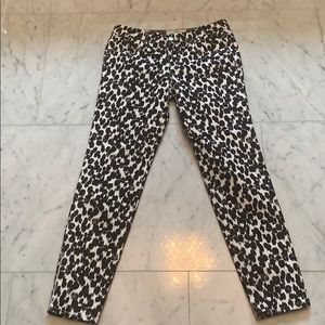 Stella McCartney black and white dotted jeans sz29